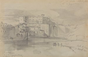 Isola di Sora, 31 de marzo de 1842 de Edward Lear